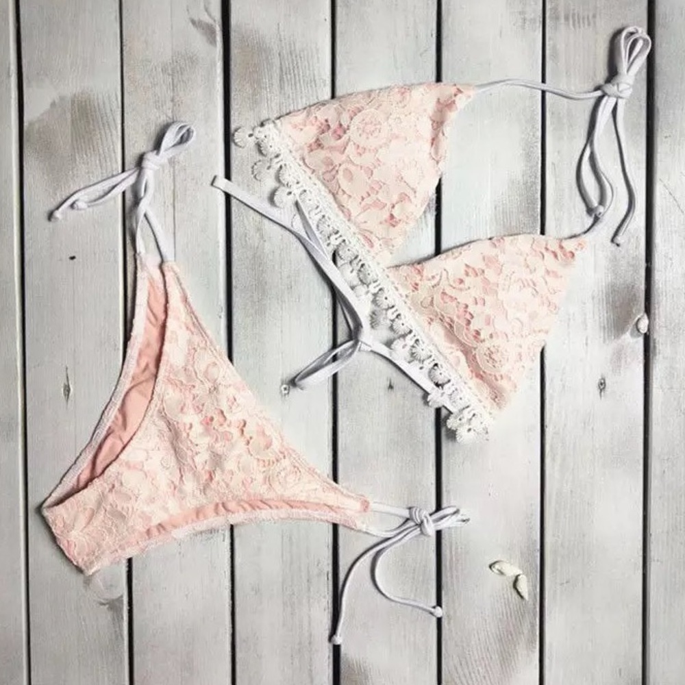 Sita Aprí Lace Crochet Brazilian Bikini Set - Picture 3 of 4